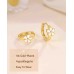 BxkSky Hoop Daisy Earrings for Little Girls 8-12 Kids Granddaughter Gifts F-Daisy-E hoop-GD