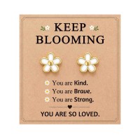 BxkSky Keep Blooming You Are So Loved - Daisy Earrings for Girls F-Daisy-E-KBF
