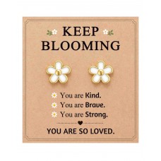 BxkSky Keep Blooming You Are So Loved - Daisy Earrings for Girls F-Daisy-E-KBF