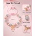 BxkSky Granddaughter Gifts from Grandma Pink Bow Bracelet F-Pink bow-B-Granddaughter