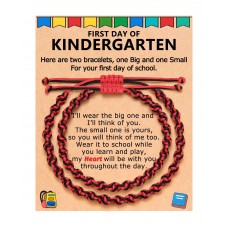 BxkSky First Day of Kindergarten Bracelet Mommy and Me Mom Mother Son, Back to School Gifts Essentials Stuff First Day of School Bracelet S-Mother Son-BTS-B-Hong Kin0