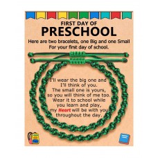 BxkSky First Day of Preschool Pre K Bracelet Back to School Mommy and Me Mom Mother Son Back to School Gifts S-Mother Son-BTS-B-Lv Prek0