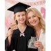 BxkSky 5th Grade Graduation Gifts Decorations, Primary Elementary School Graduation Grad Graduate Gold Bow Necklace Class of 2026 Gifts