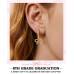 BxkSky 8th Grade Graduation Gifts Decorations for Girls, Middle School Graduation Grad Graduate Gifts Earrings
