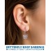 BxkSky Valentines Day Gifts for Daughter from Mom Christmas Easter Birthday Gifts for Daughter Earrings  SD-butterfly-E hoop-Daughter